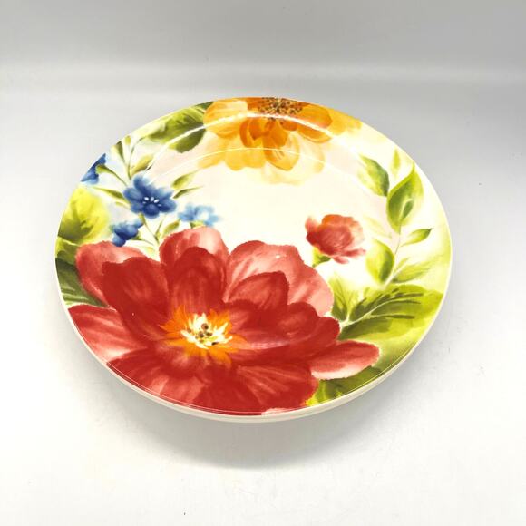 Pier 1 Imports Amelia Set of 2 Salad Plates 9" Ironstone - Picture 3 of 5